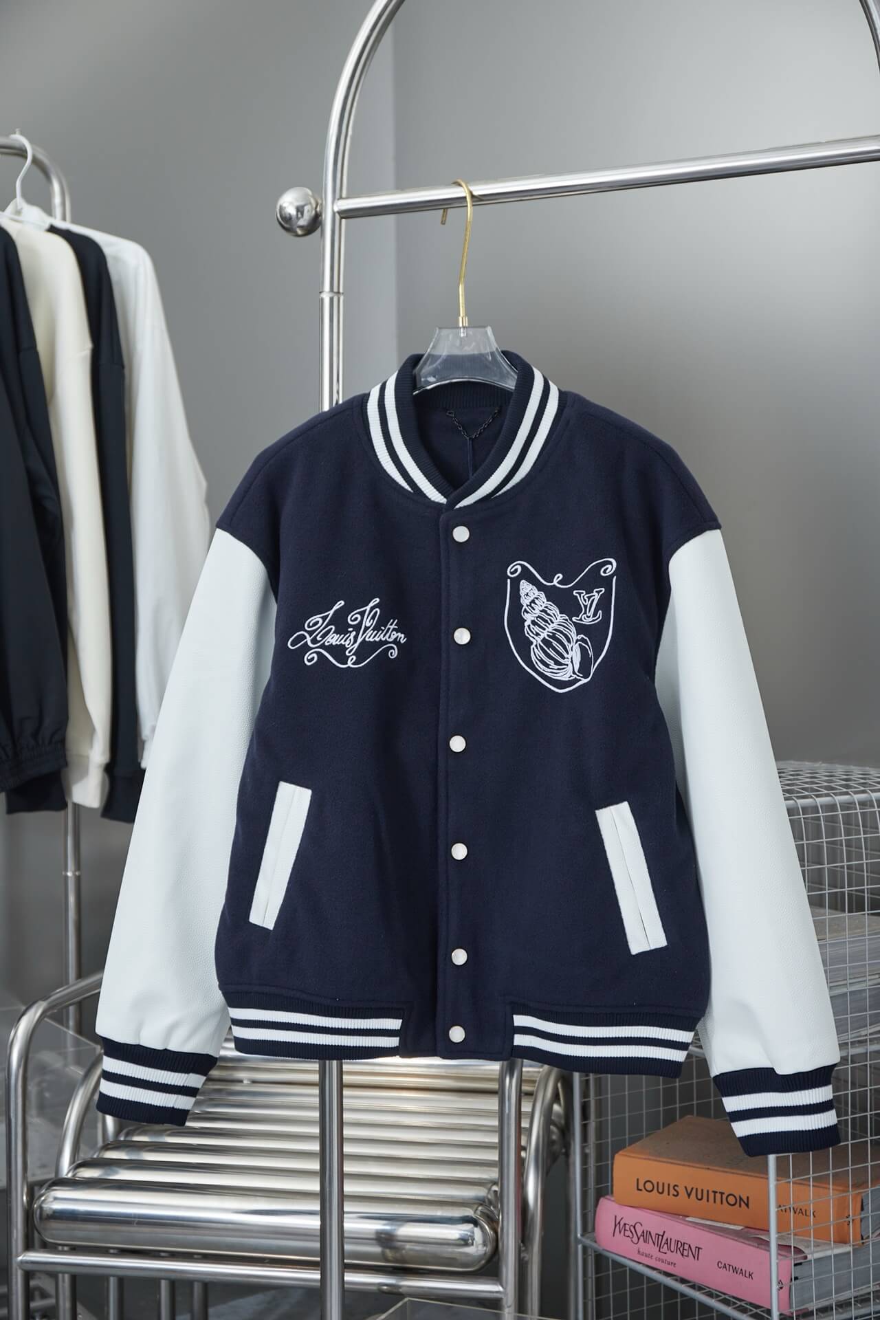 Nautical Wool Baseball Jacket