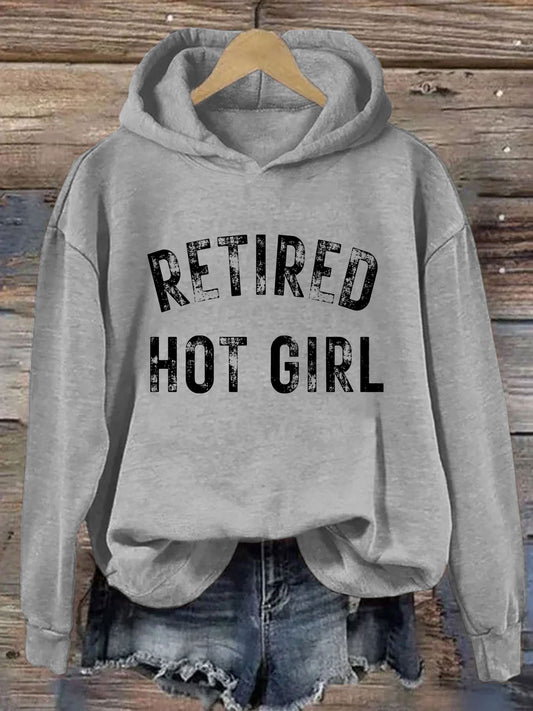 Retired Hot Girl Hoodie
