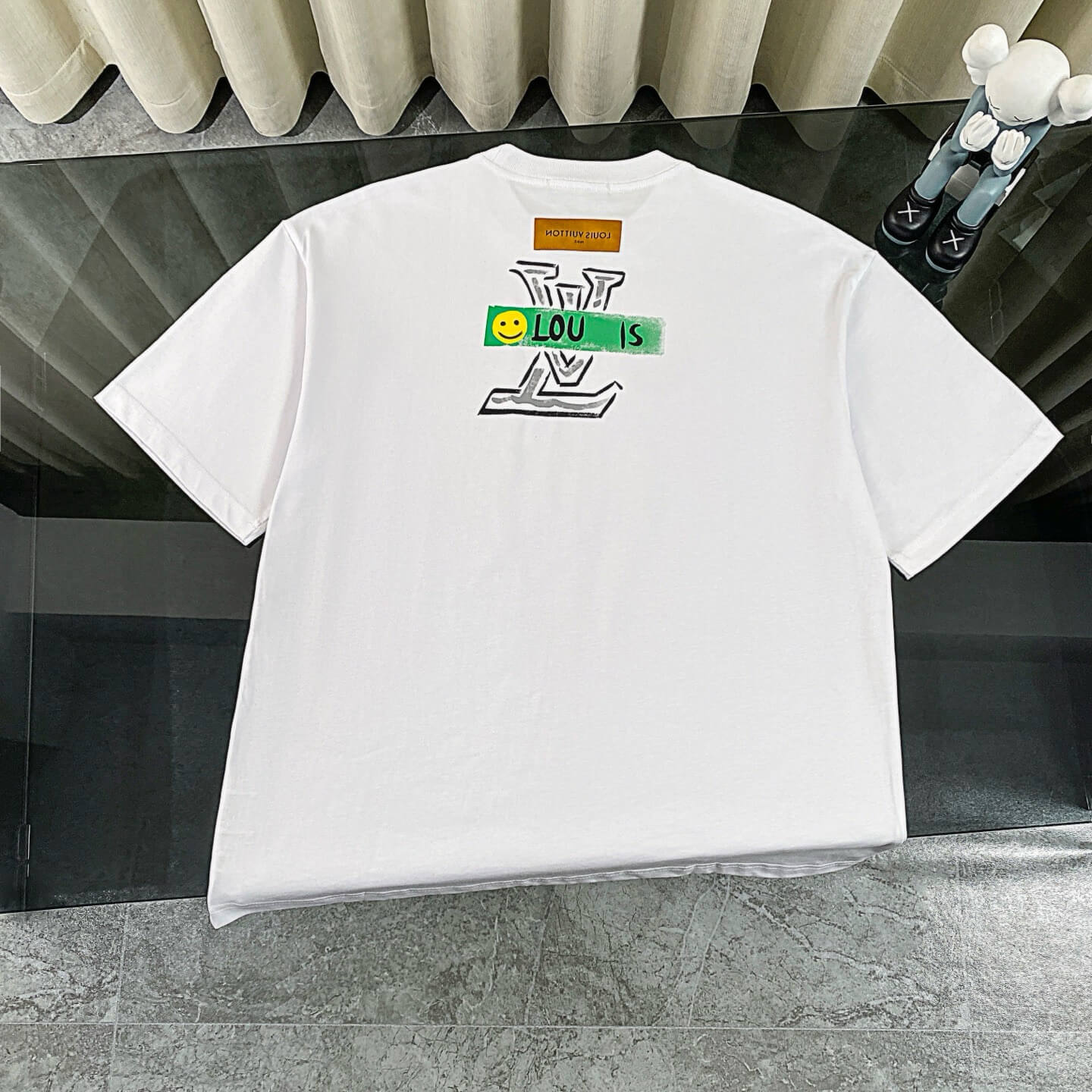 Hand-Drawn Print T-Shirt