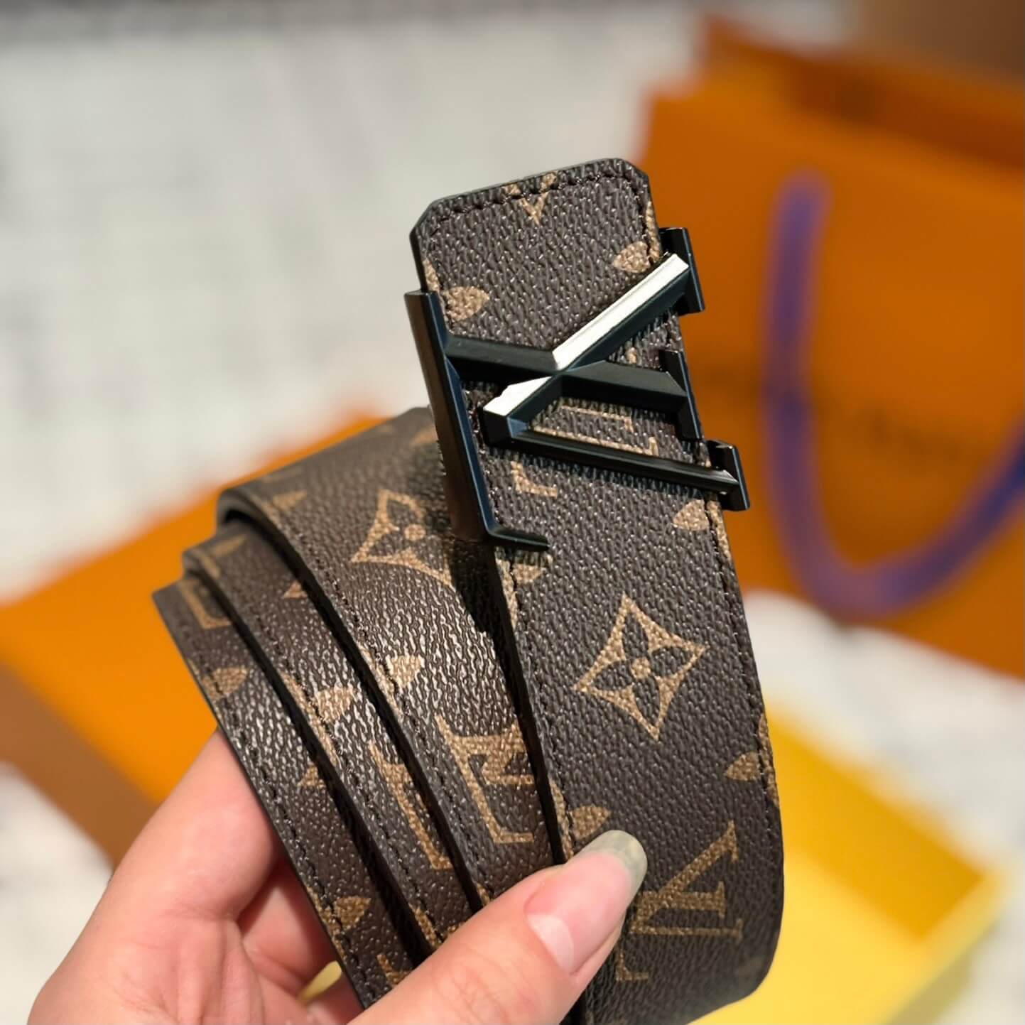 Classic Brown Presbyopia Leather Belt