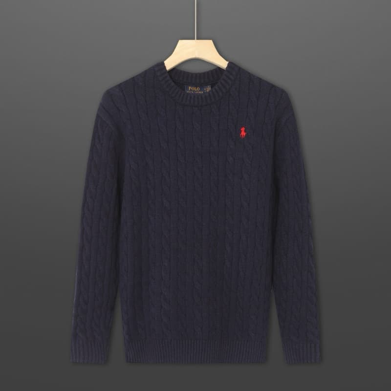 Cable-Knit Crewneck Sweater
