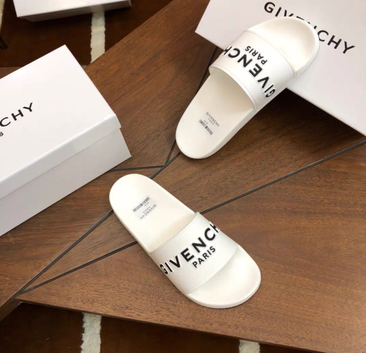 Classic White - toned and Elegance Slippers