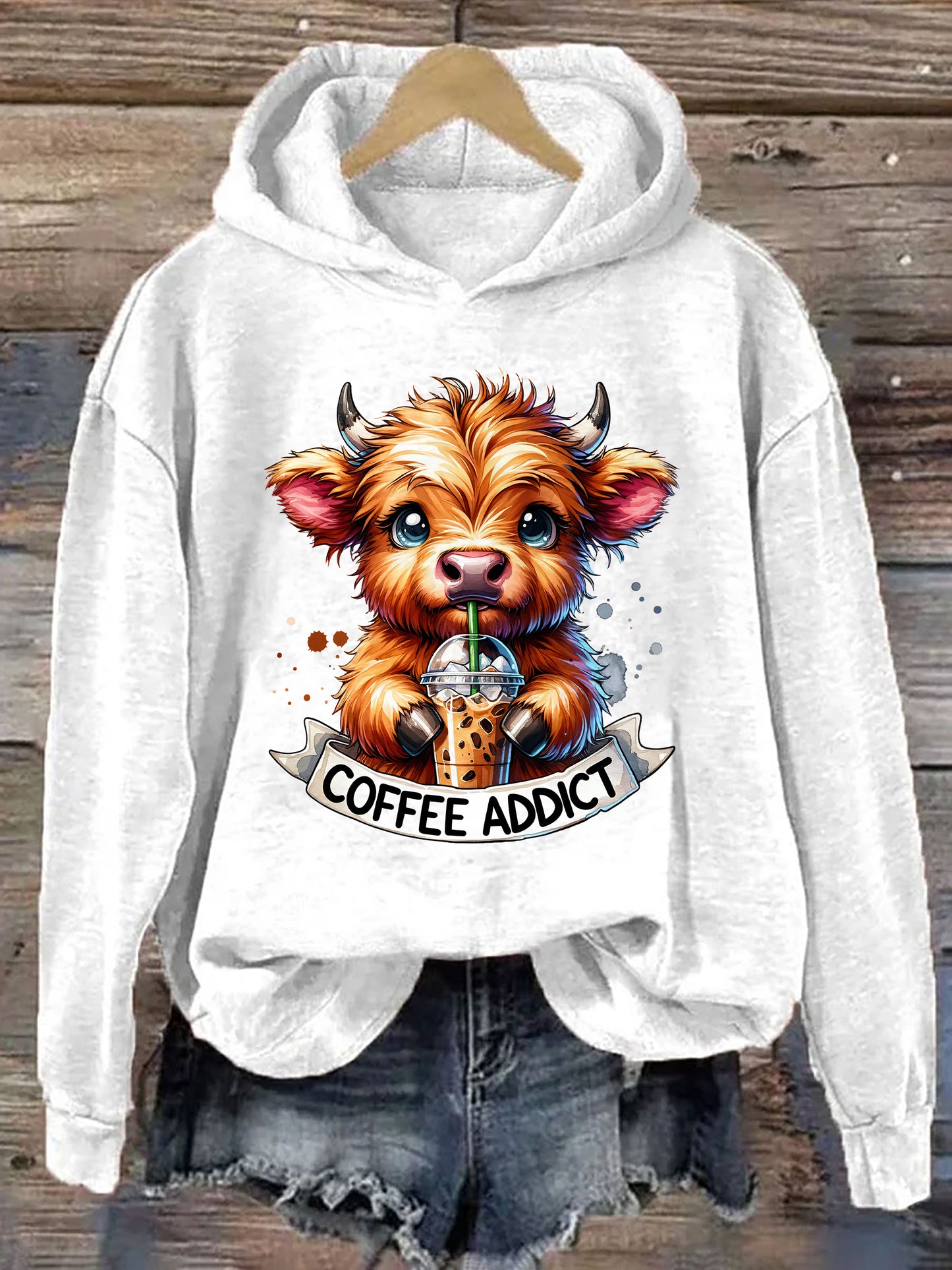 Cute Highland Cow Hoodie