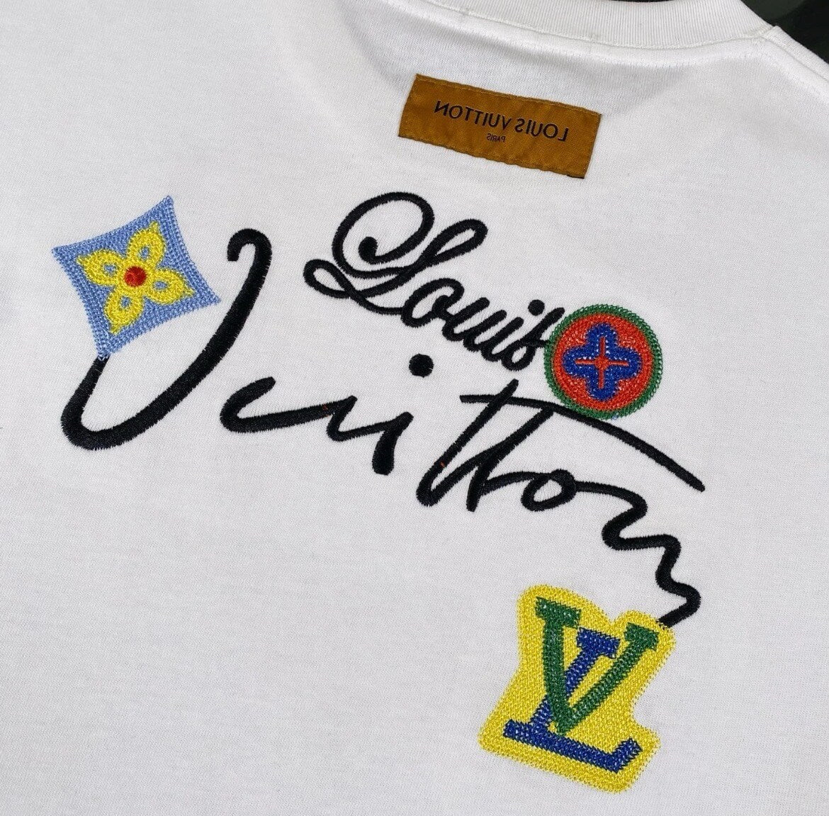 Floral Embroidery T Shirt