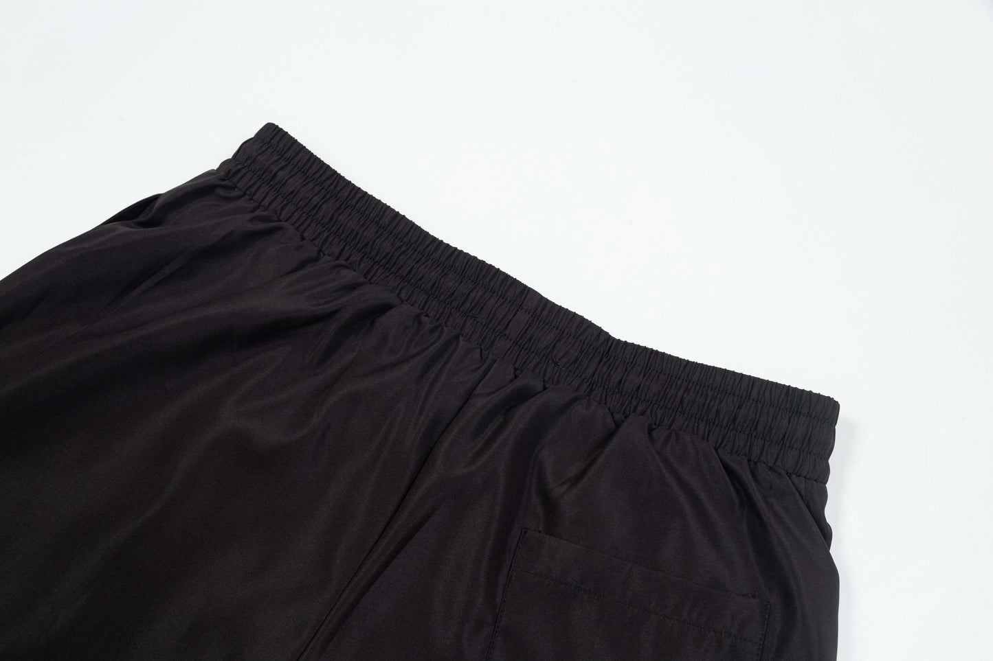 Pink Letter Embroidered Beach Shorts