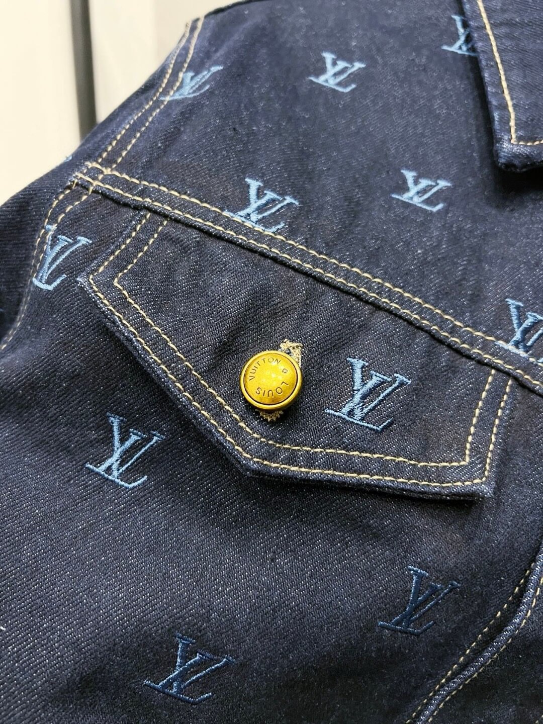 Embroidered Blue Jean Jacket