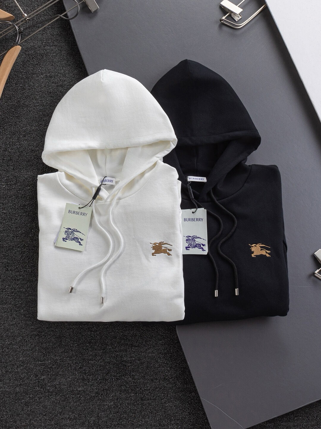 Chest War Horse Embroidery Hoodie