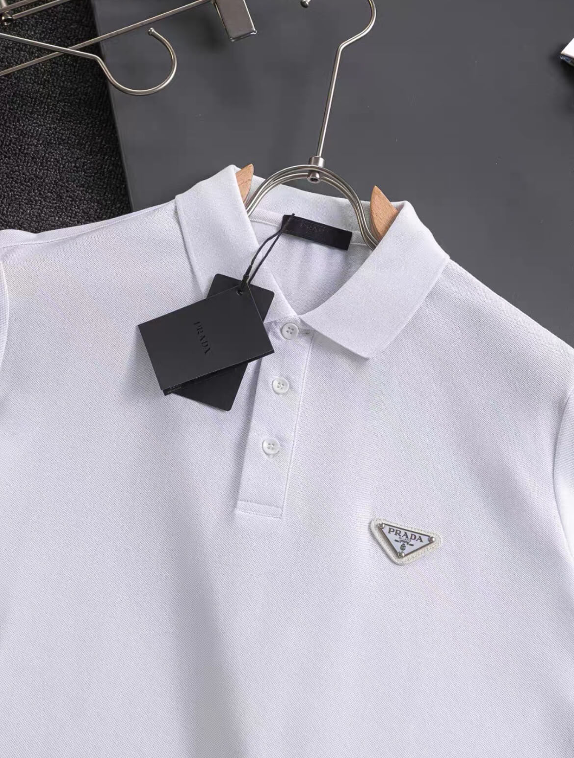 Metal Triangle On Chest T Shirt