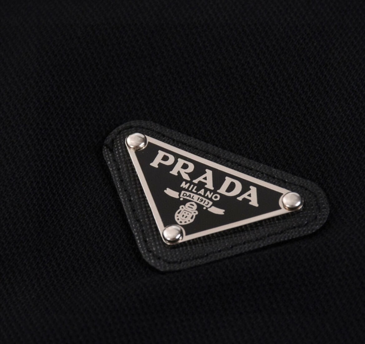 Letter Embroidery Collar Polo Shirt