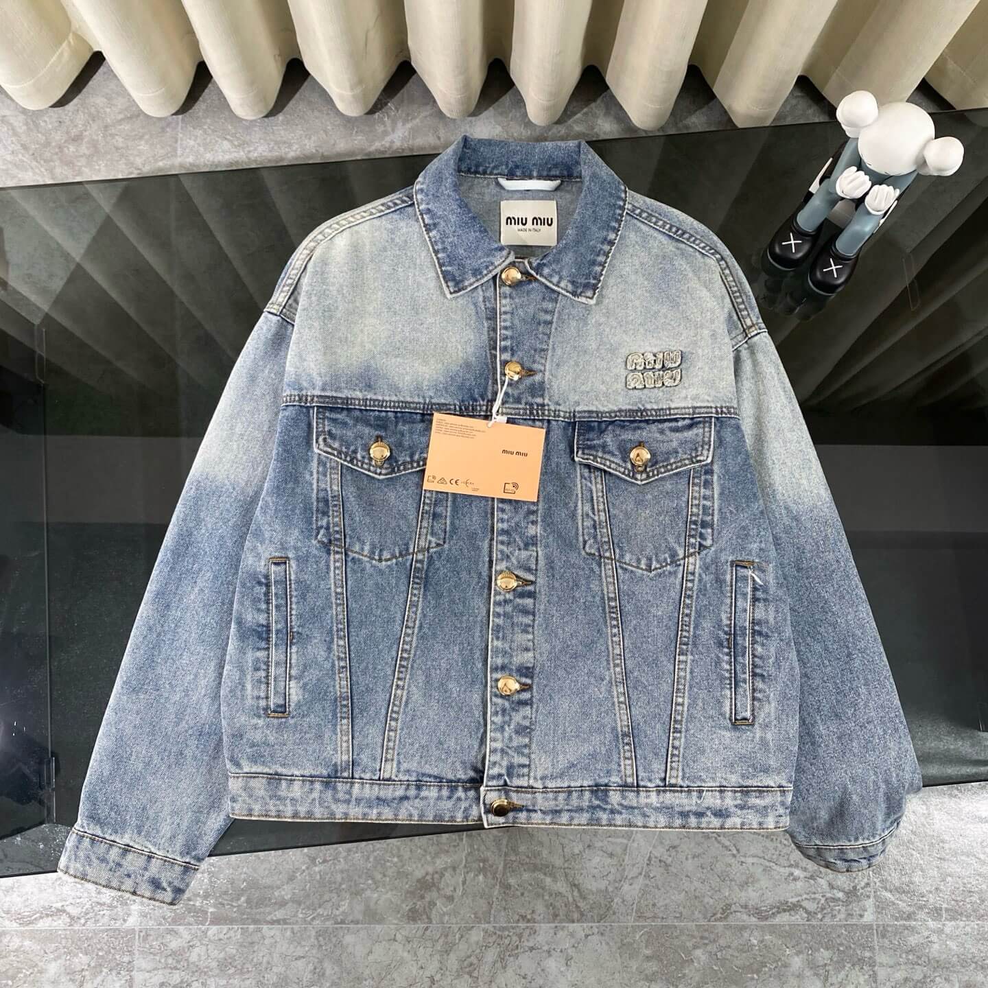 Oversized Acid Washed Denim Jacket