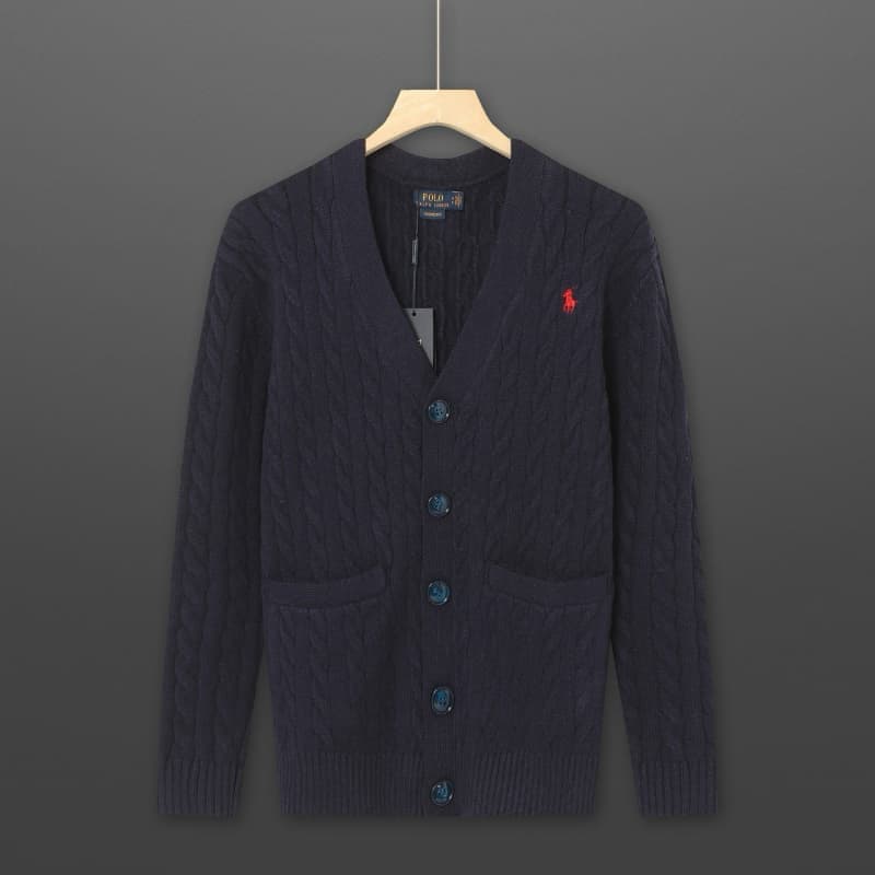 Cable-Knit Cardigan Sweater