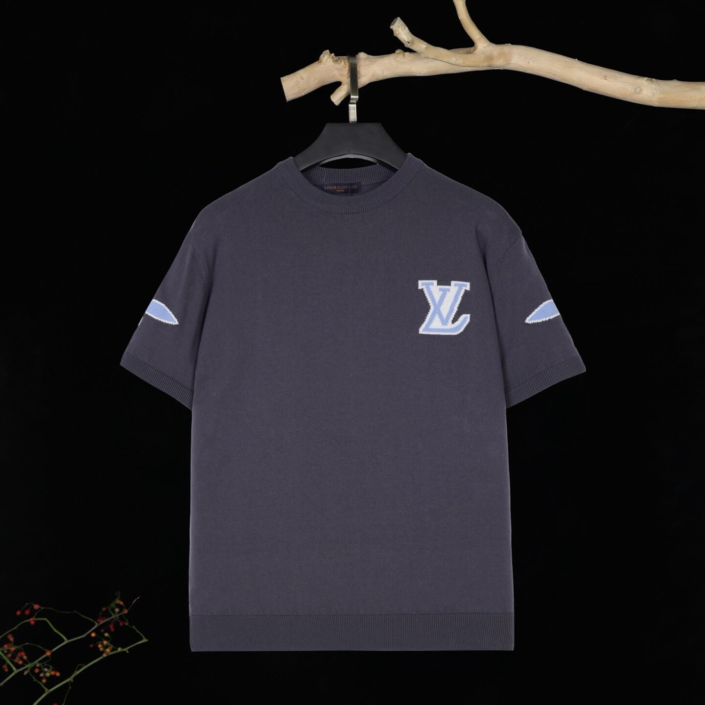 Jacquard Knit T Shirt
