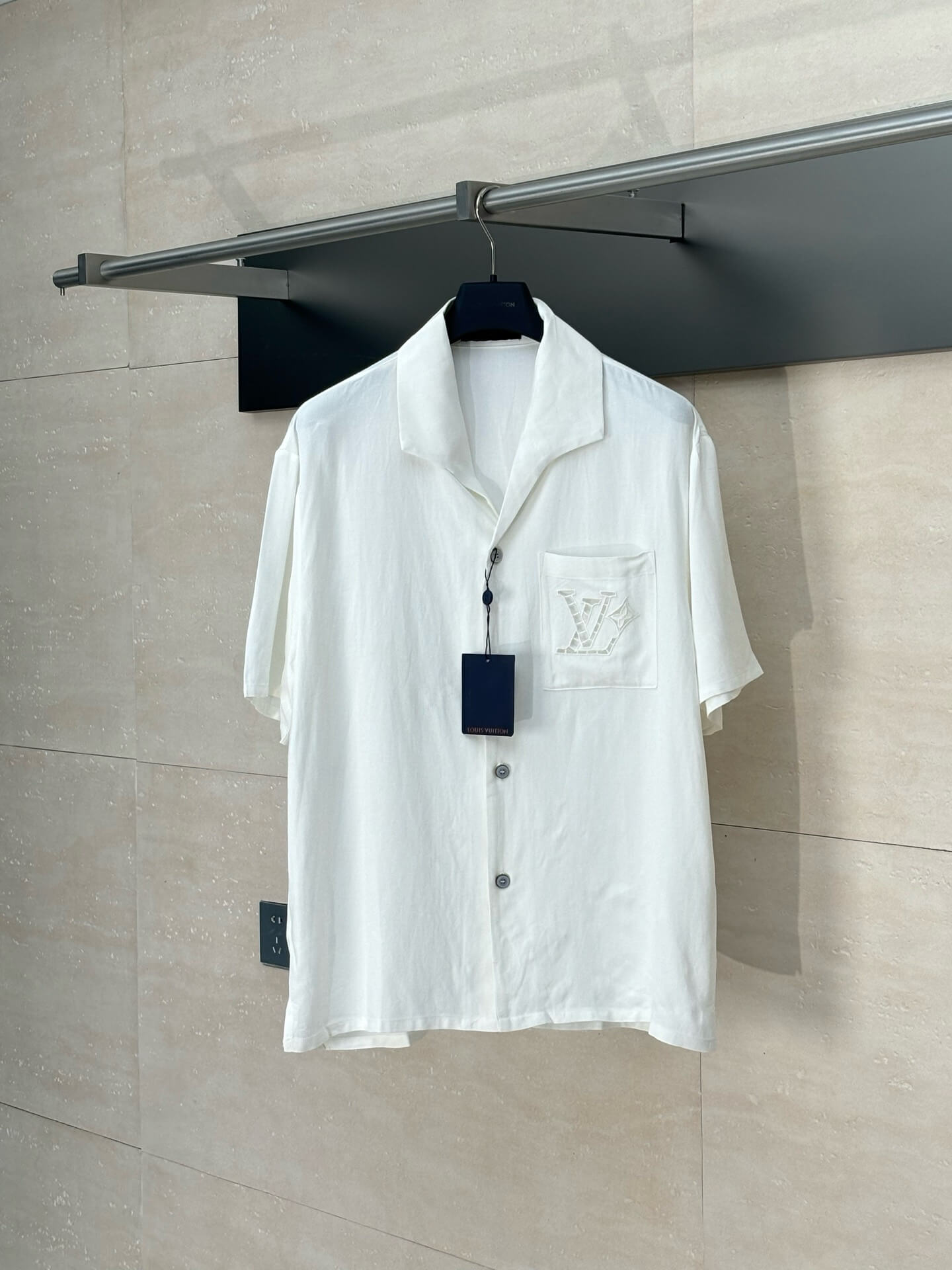 Linen Hollow Embroidery T-Shirt