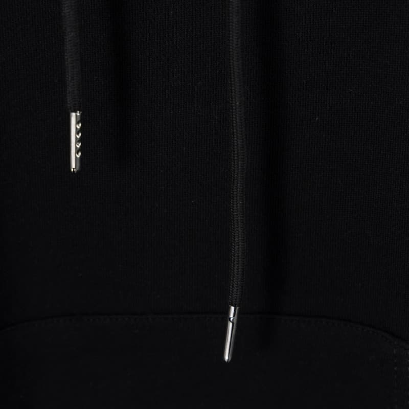 Letter Embroidery Drawstring Pocket Hoodie