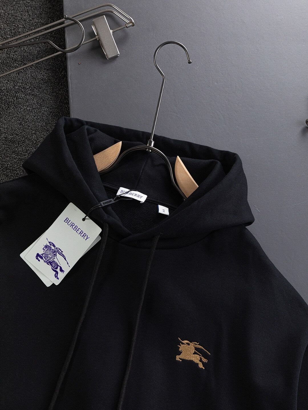 Chest War Horse Embroidery Hoodie