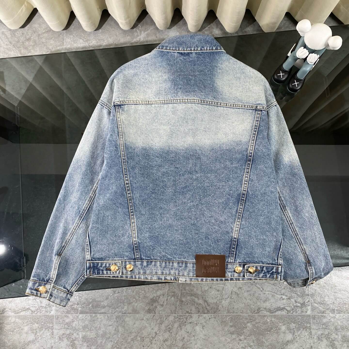 Oversized Acid Washed Denim Jacket