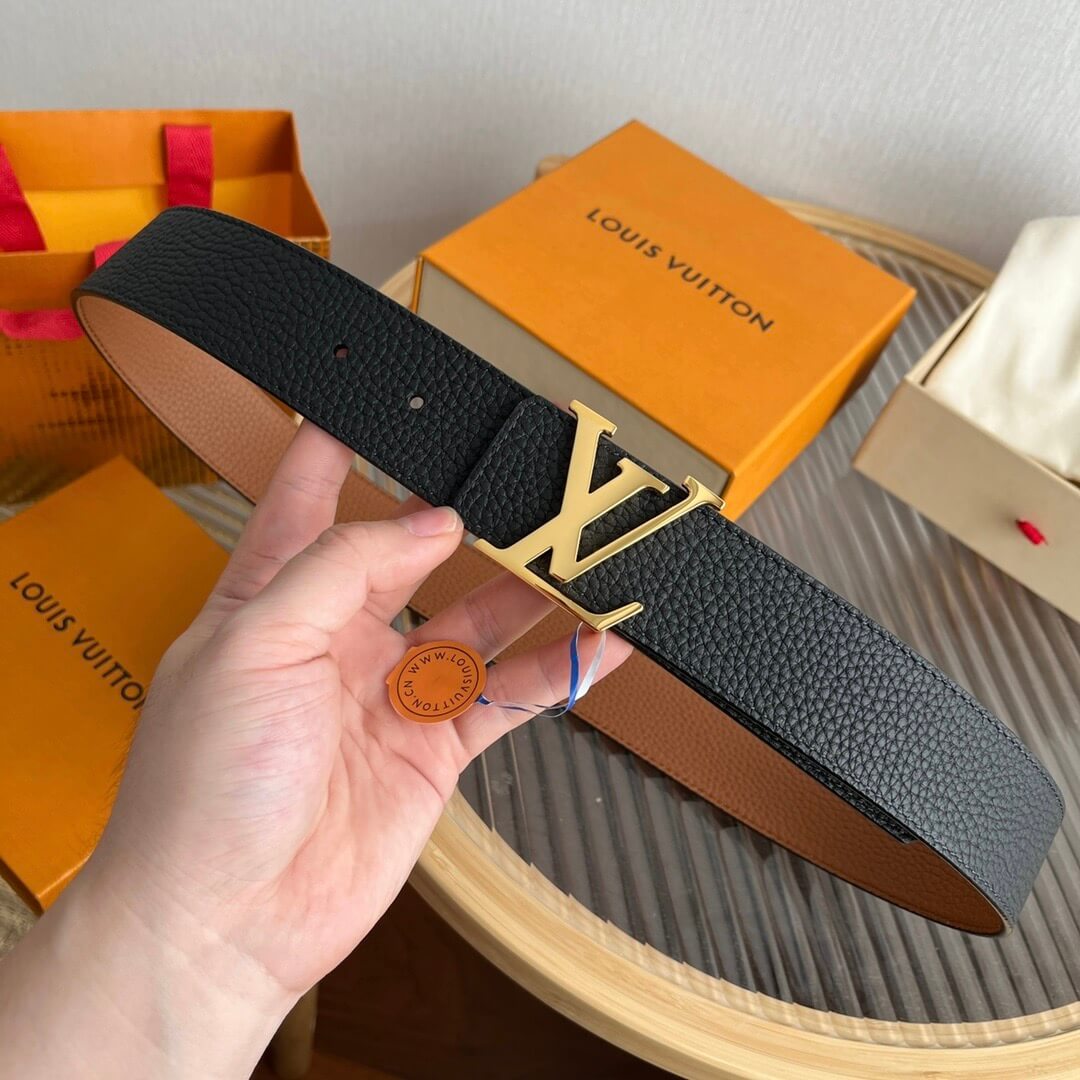 Classic Letter Buckle Reversible Belt