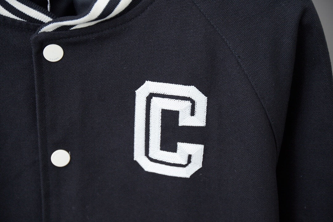 Chest “C” Letter Embroidered Jacket
