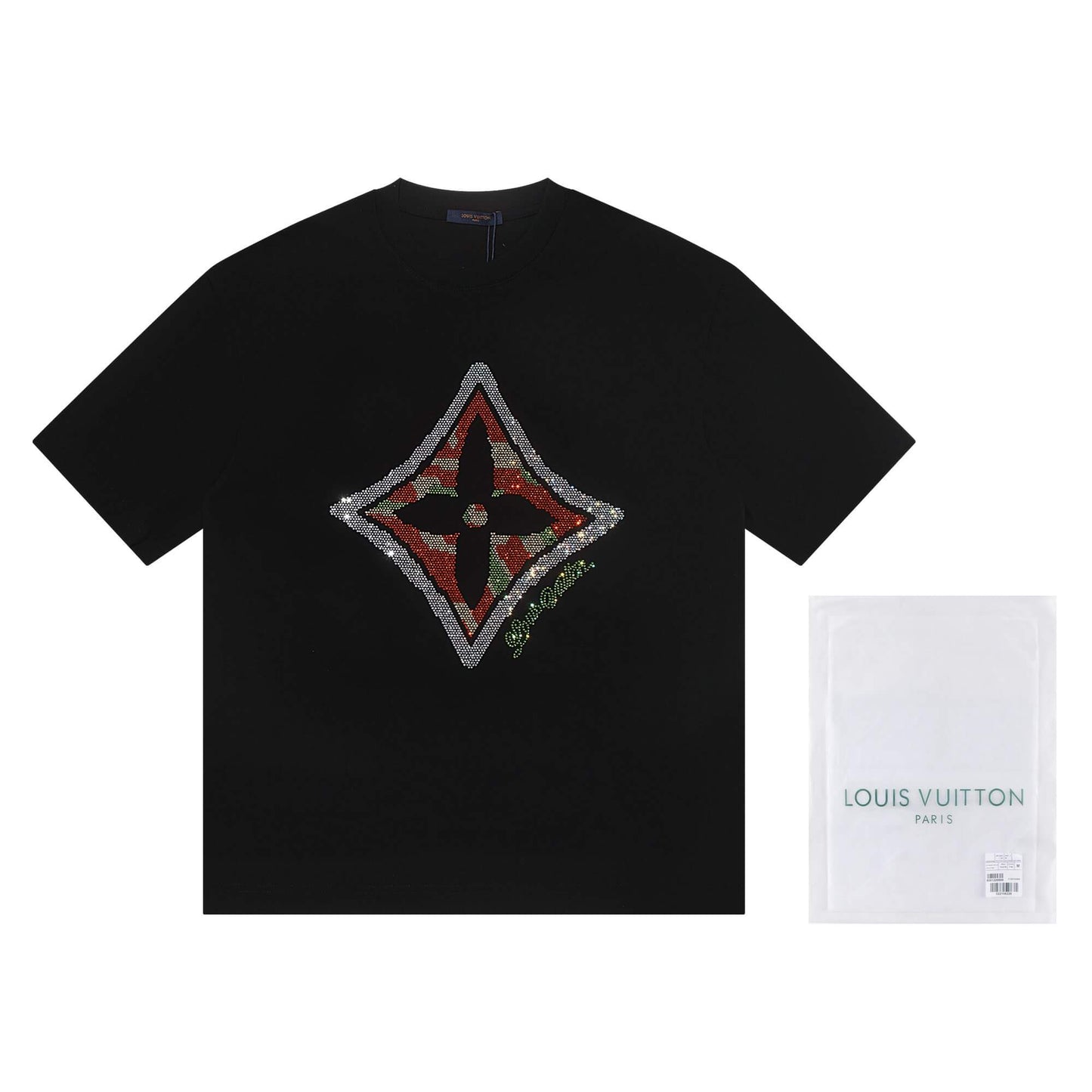 Colored Diamond Design T-Shirt