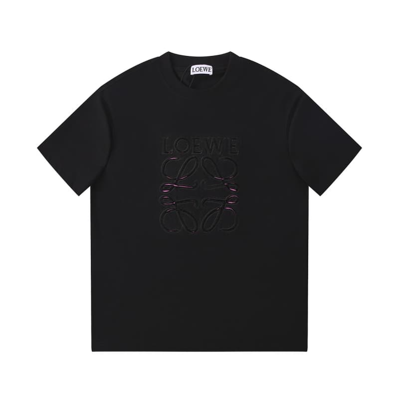 Hand-Cut Applique Embroidered T-Shirt