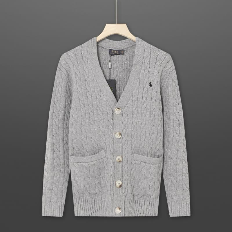 Cable-Knit Cardigan Sweater