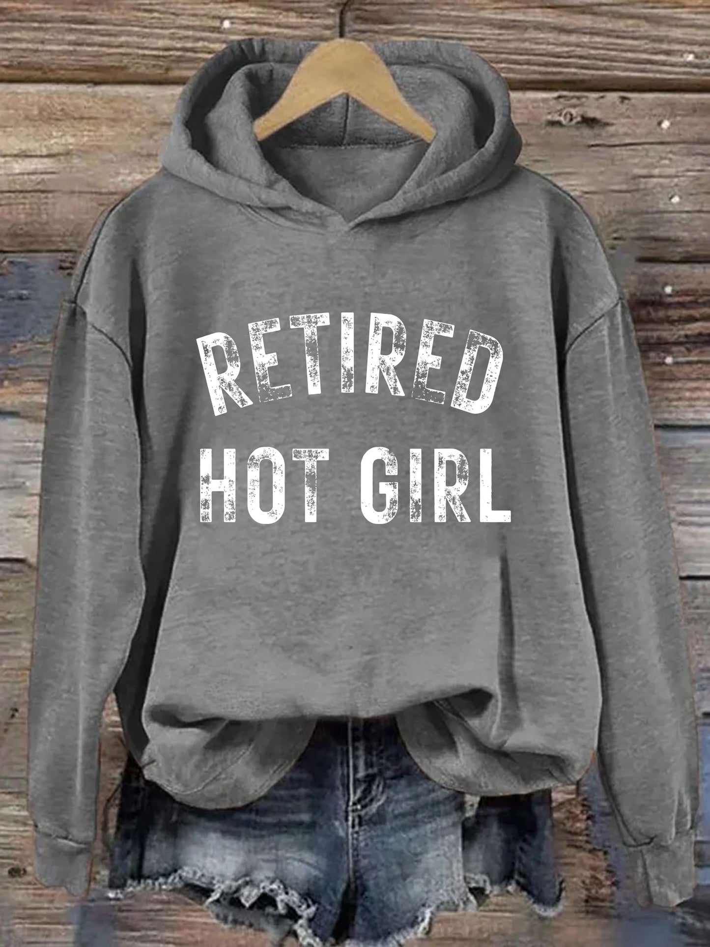 Retired Hot Girl Hoodie