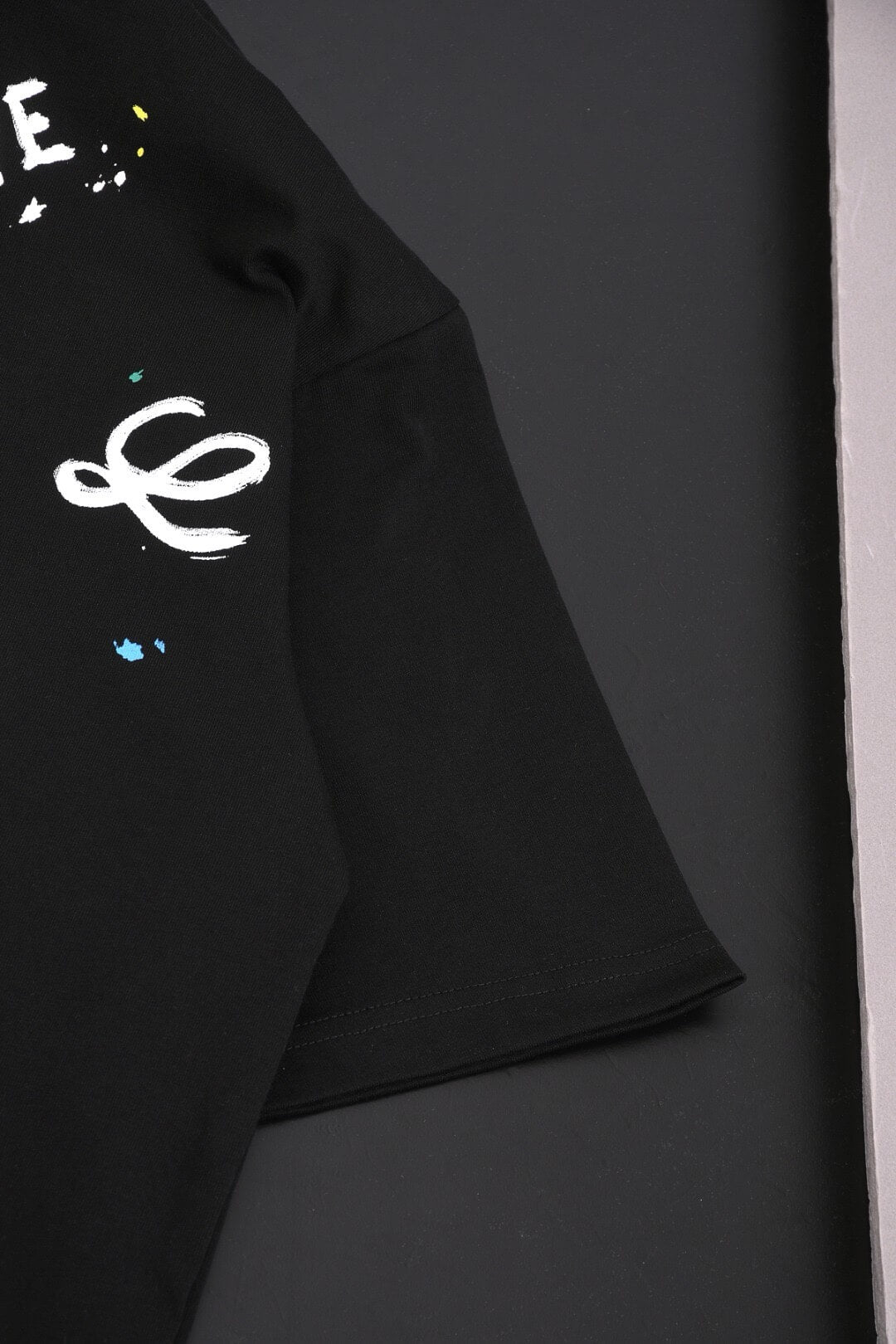 Hand-Drawn Letter Graphic T-Shirt