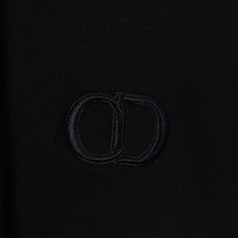 Letter Embroidery Drawstring Pocket Hoodie