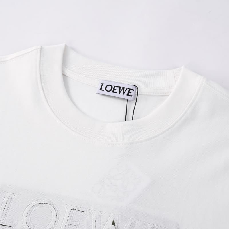 Hand-Cut Applique Embroidered T-Shirt