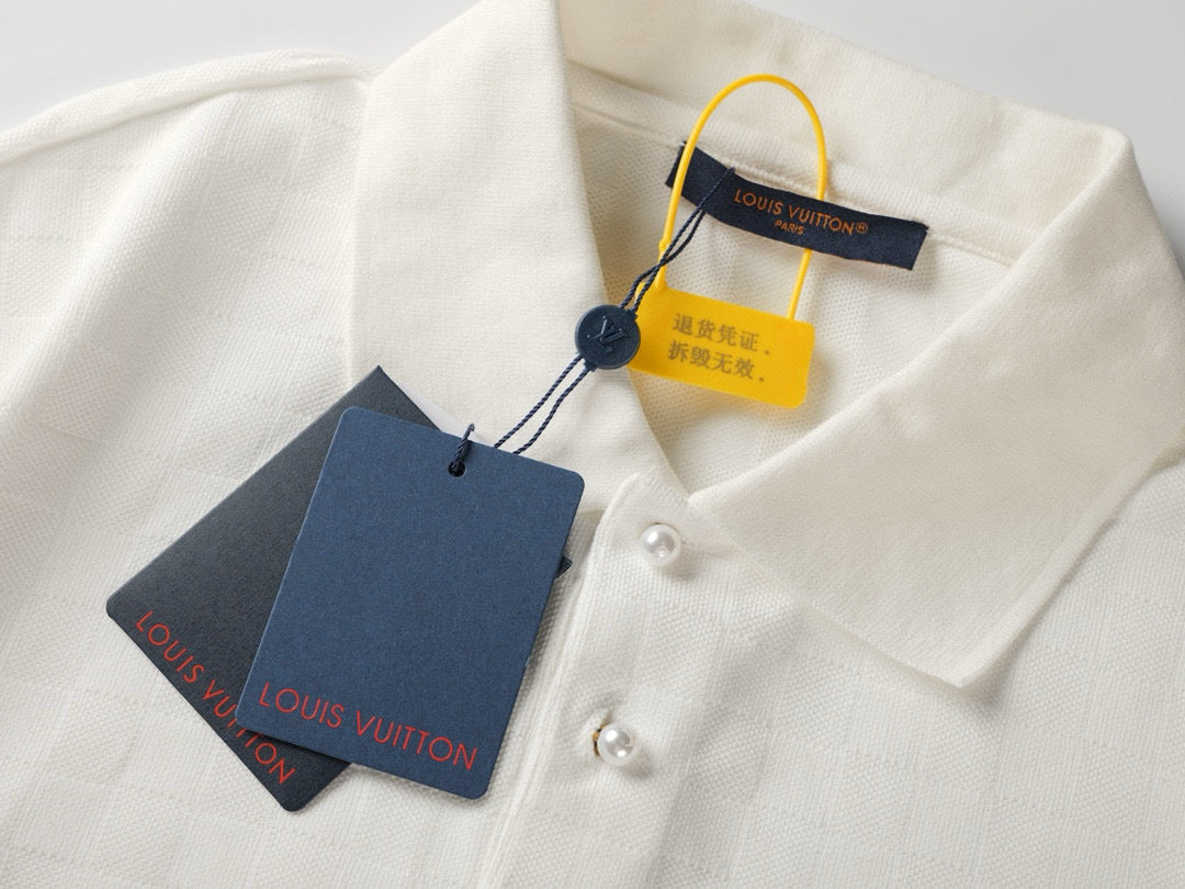 Minimalist White - Toned Polo Shirt