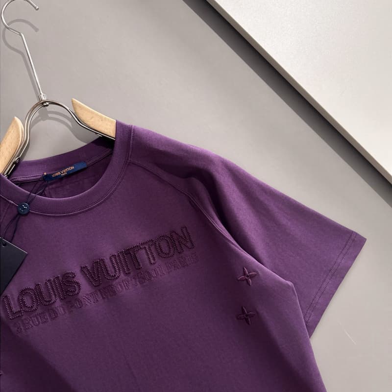 2025 New Round Neck Embroidery T-shirt