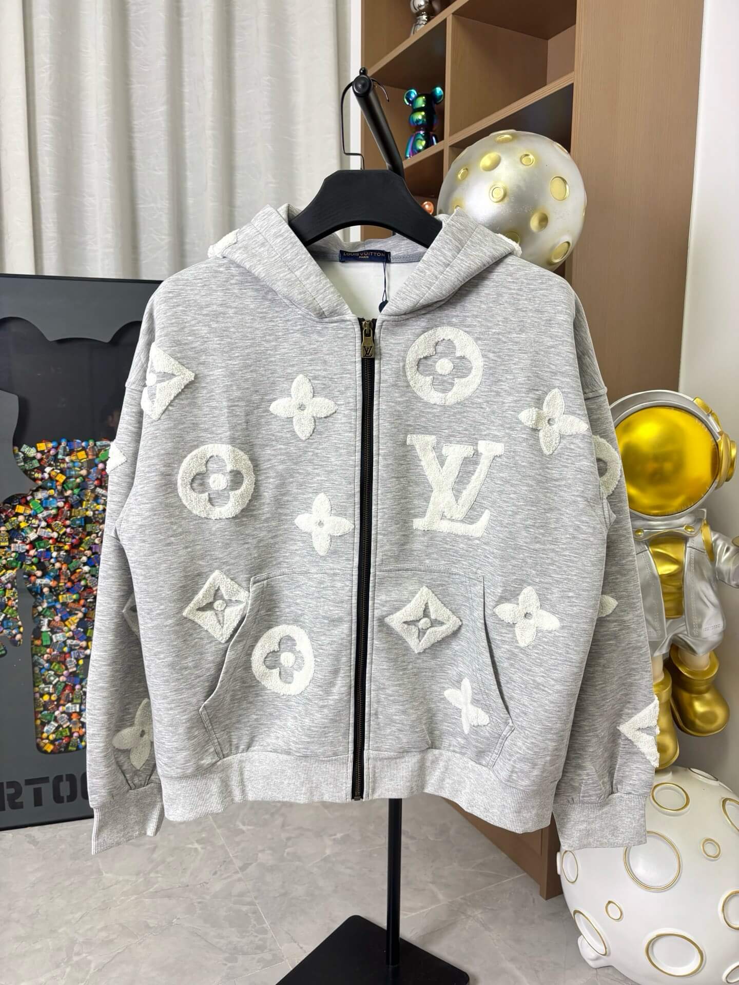 Letter Towel Embroidered Jacket