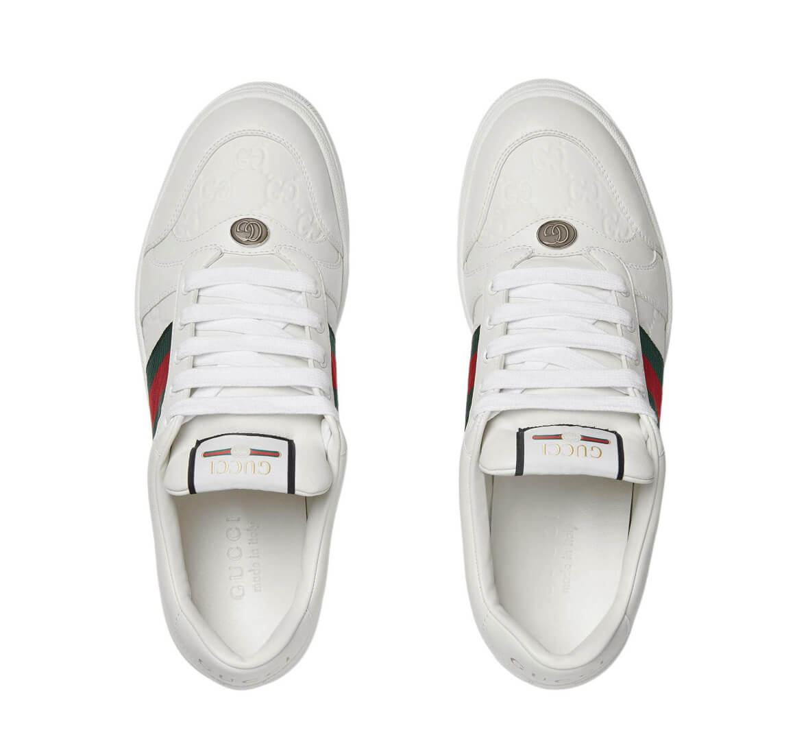 Red and Green Stripes Sneakers