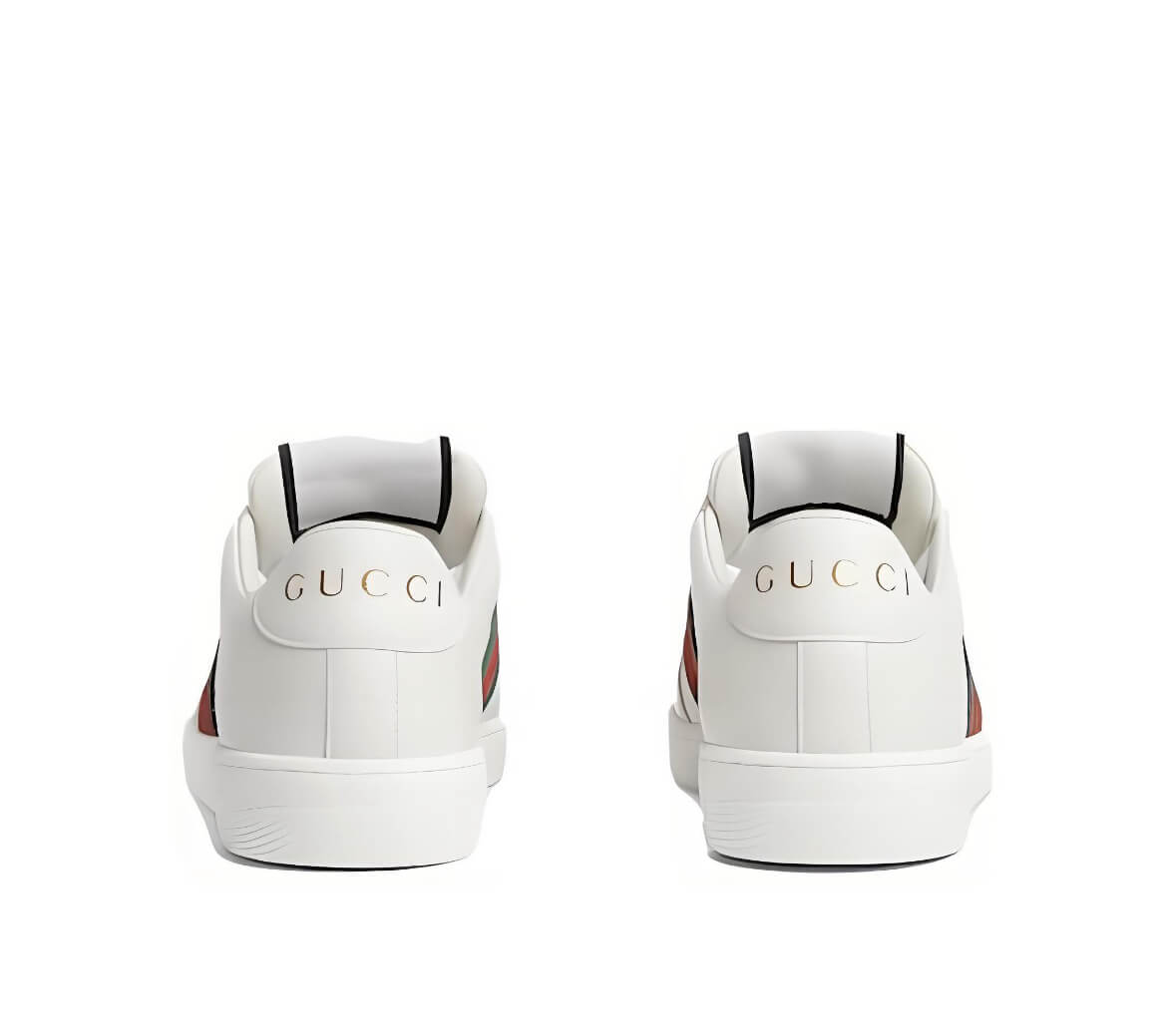 Red and Green Stripes Sneakers