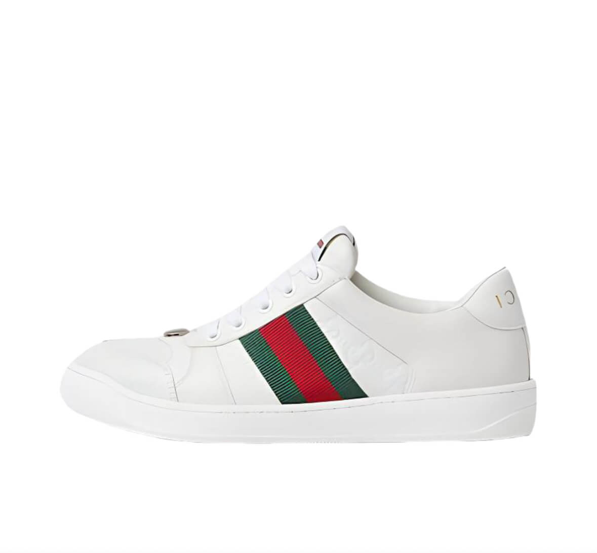 Red and Green Stripes Sneakers