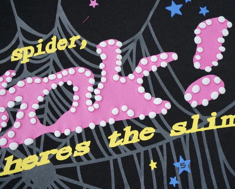Classic Web Black & Pink Hoodie