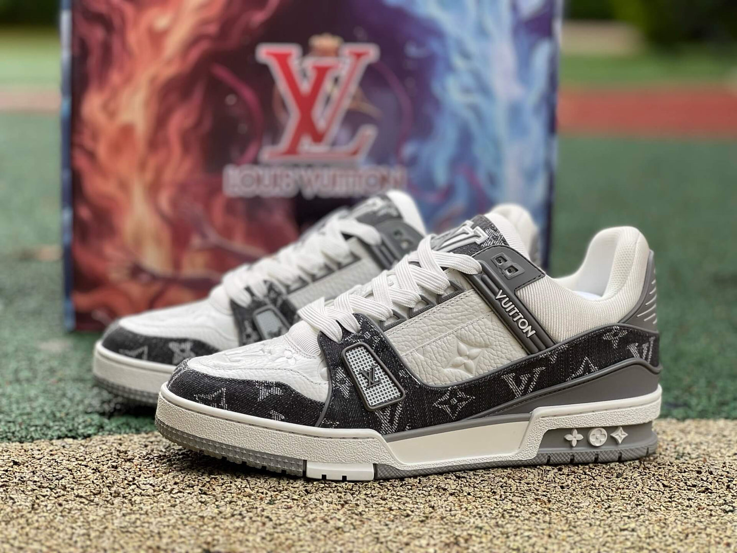 Black and White Sneakers