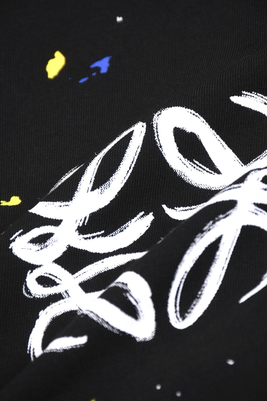 Hand-Drawn Letter Graphic T-Shirt