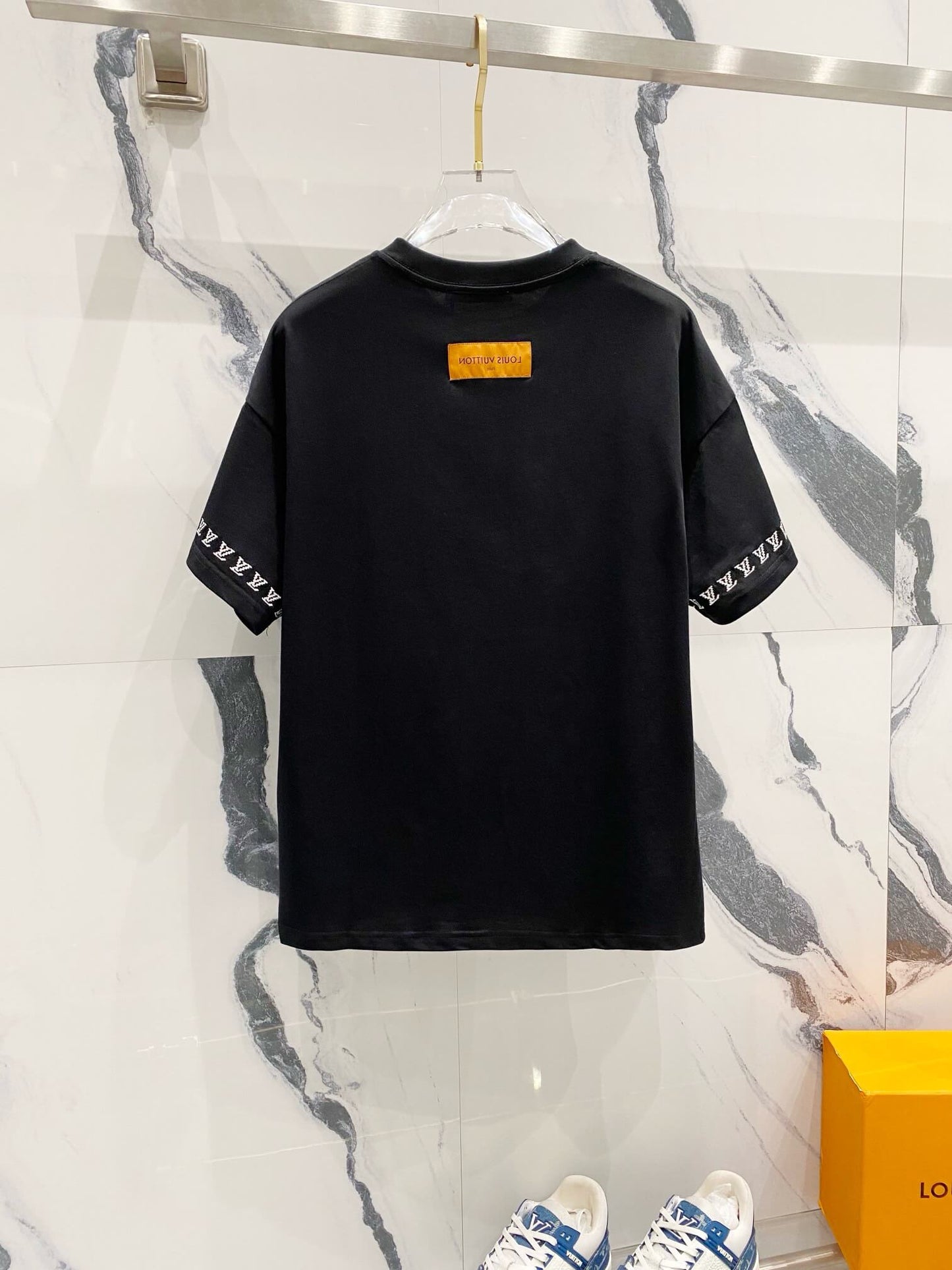 Sleeve Embroidery Pattern T Shirt