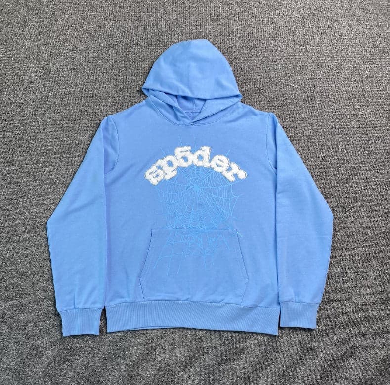 Classic Web Sky Blue Hoodie