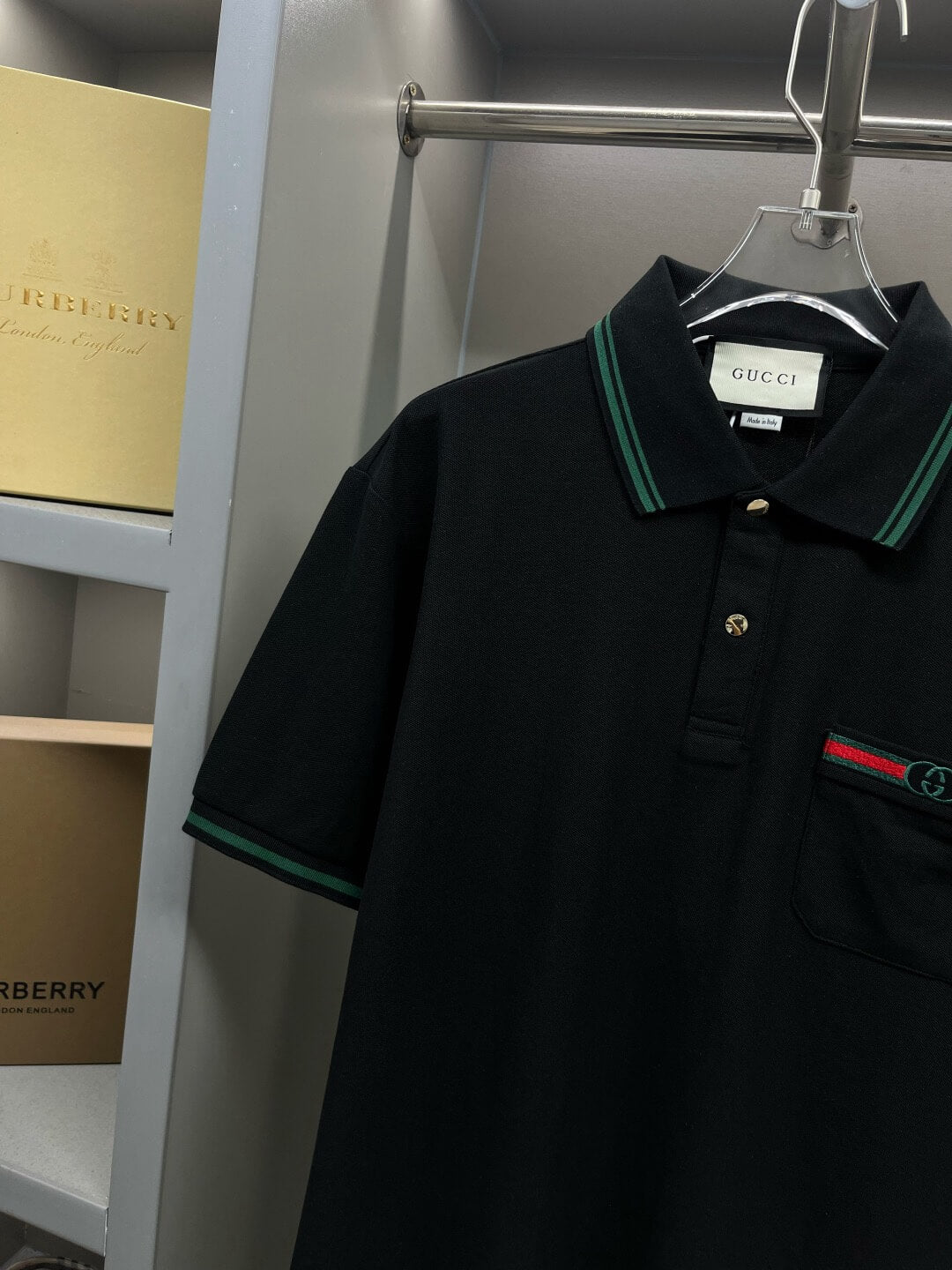 New Embroidered Pocket Polo Shirt