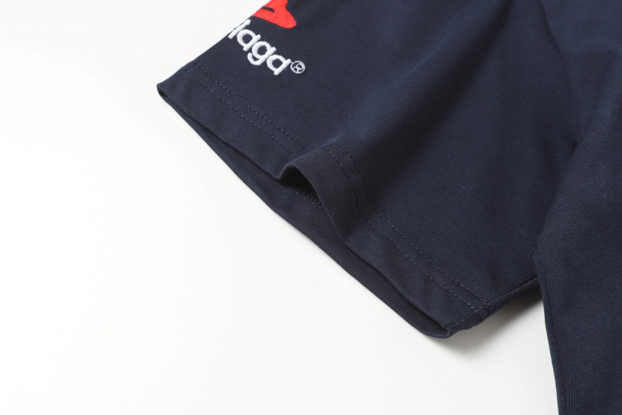 Embroidered Ski Graphic T-Shirt
