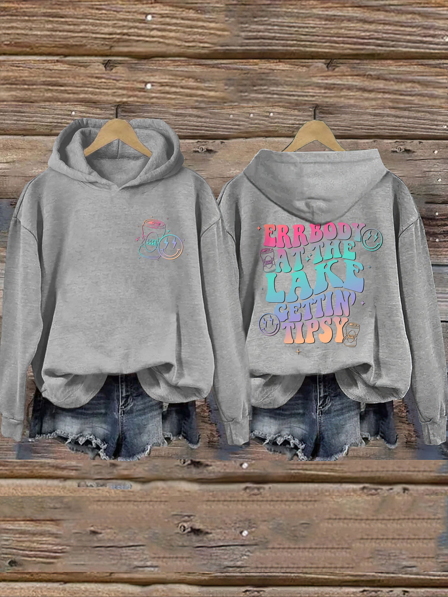 Errbody At The Lake Gettin Tipsy Hoodie