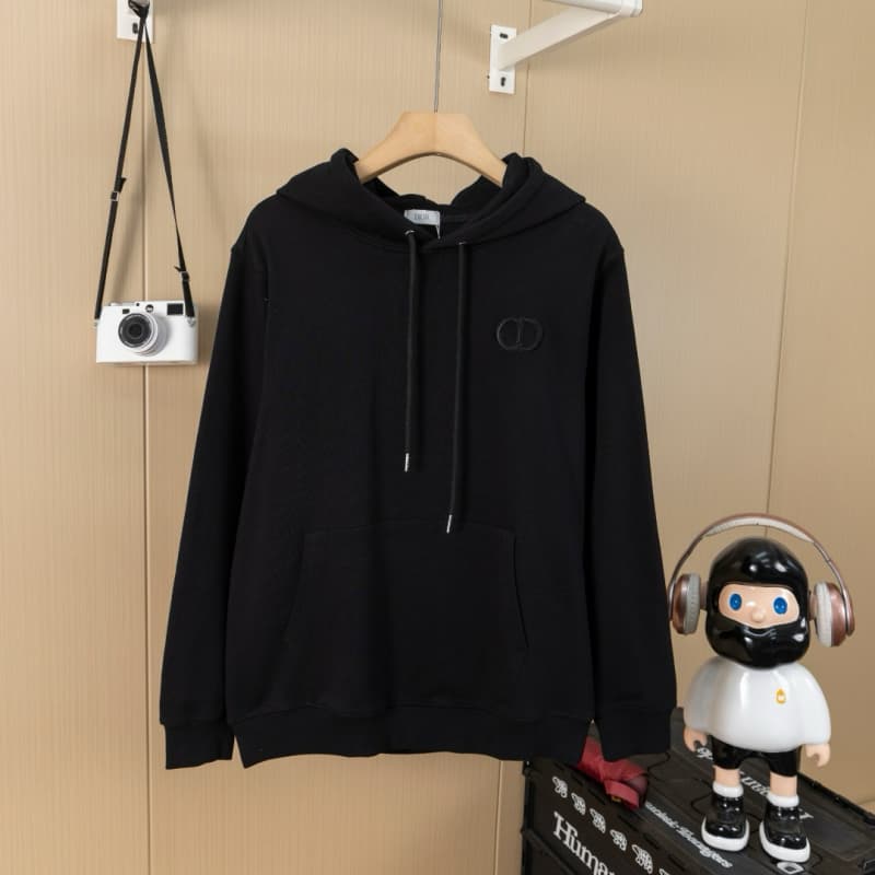 Letter Embroidery Drawstring Pocket Hoodie