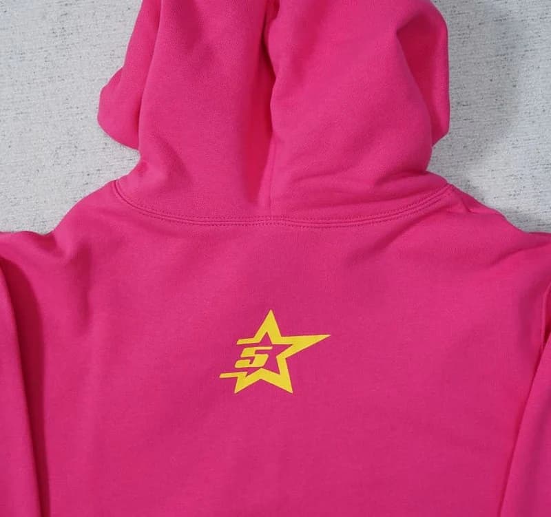 Classic Web Black & Pink Hoodie