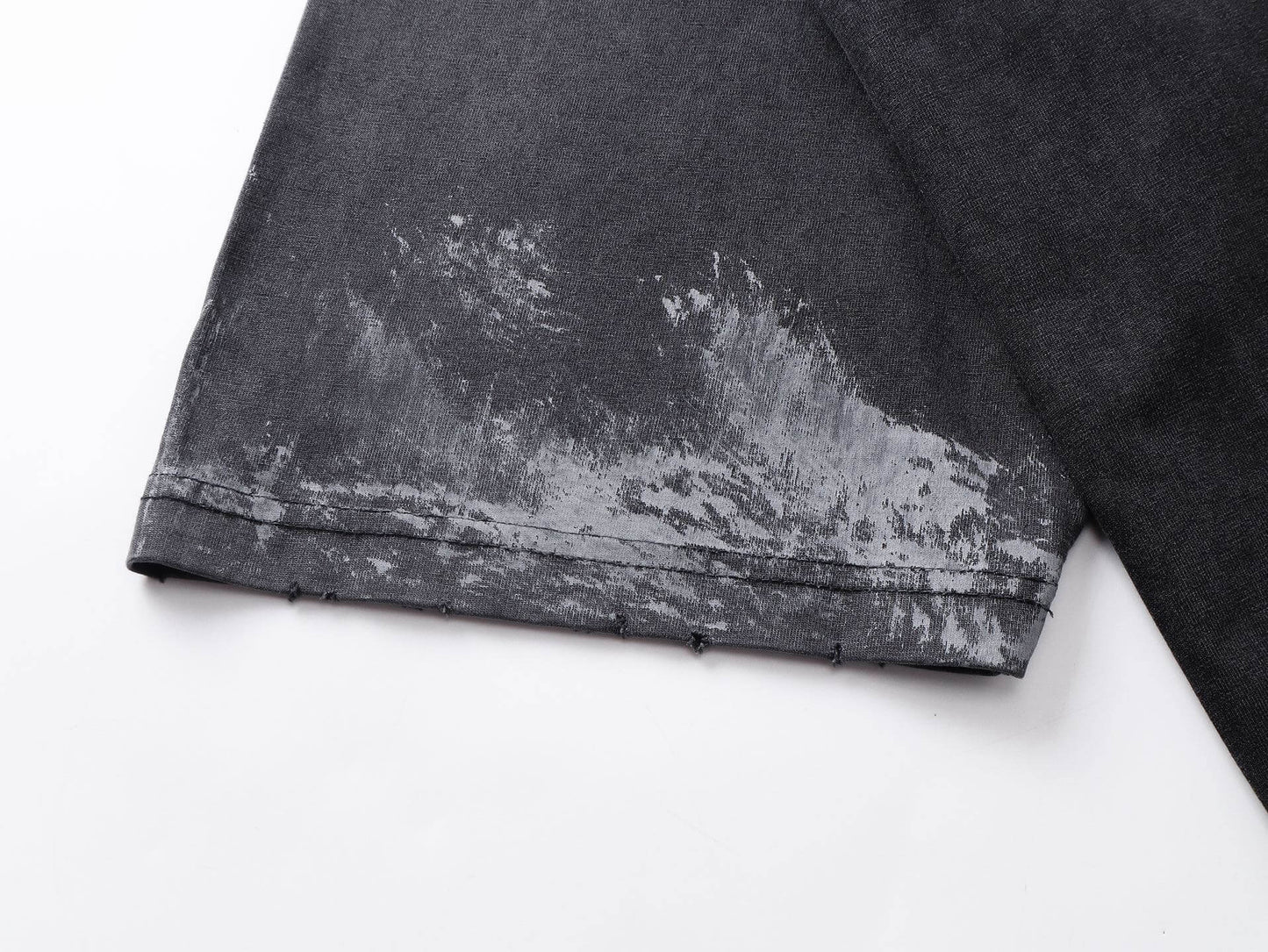 Embroidered Distressed Vintage T-Shirt