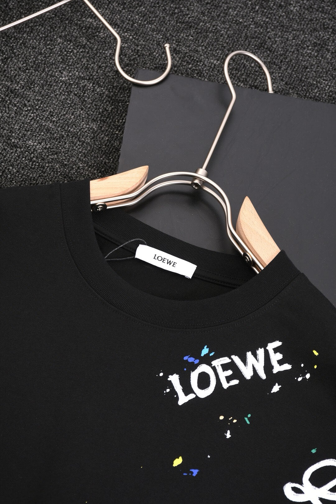 Hand-Drawn Letter Graphic T-Shirt
