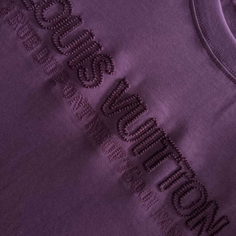 2025 New Round Neck Embroidery T-shirt