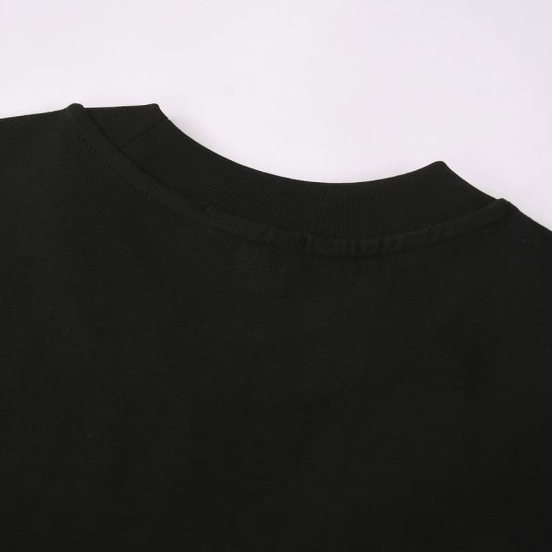 Hand-Cut Applique Embroidered T-Shirt