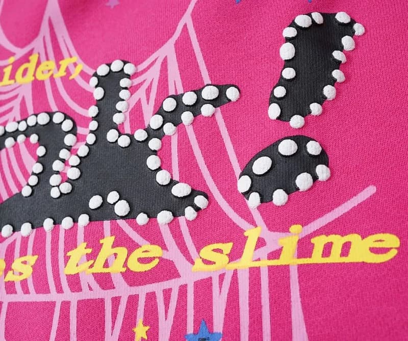Classic Web Black & Pink Hoodie
